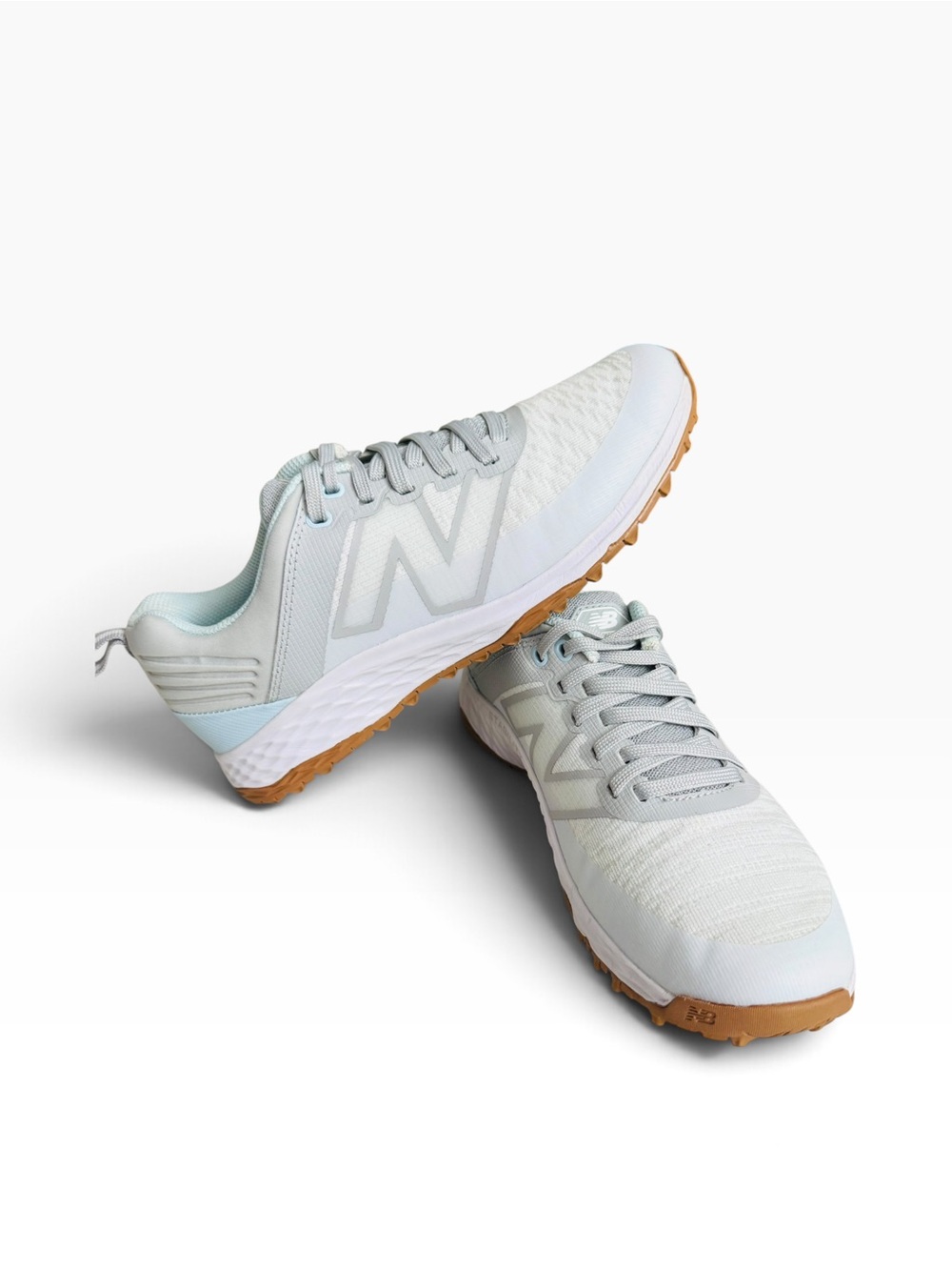 New Balance Fresh Foam Women’s Golf Shoes WG406WGY White Gray Size 7 Spikeless